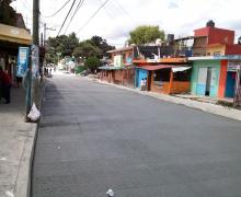 pavimento Calle hortensia Xalapa